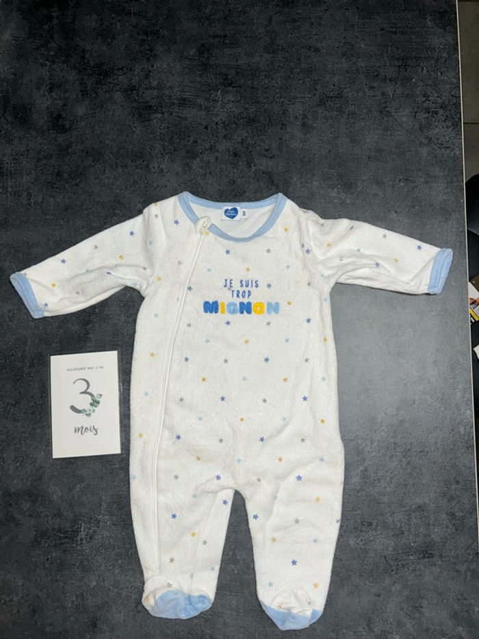 Pyjama bébé « je suis trop mignon »