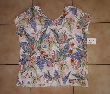 Tee-shirt femme T 48 