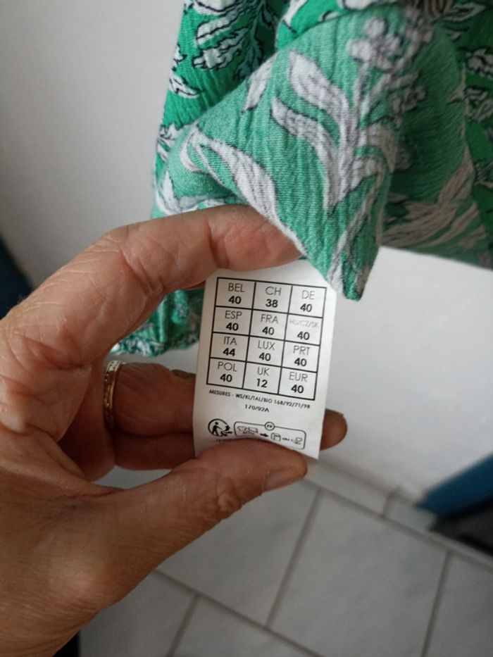 Robe fleurie Promod taille 40 - photo numéro 3