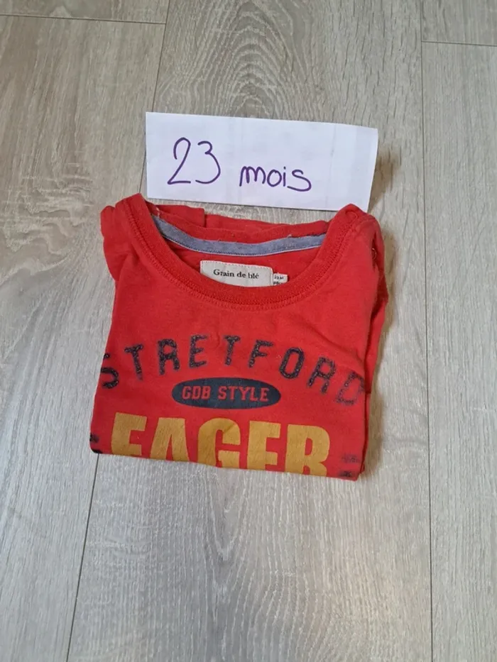 T-shirt manches longues 23 mois - photo numéro 3