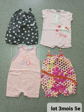 Lot salopettes/combishorts