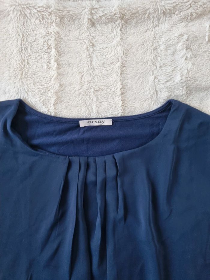 Tee shirt Orsay bleu marine - photo numéro 2