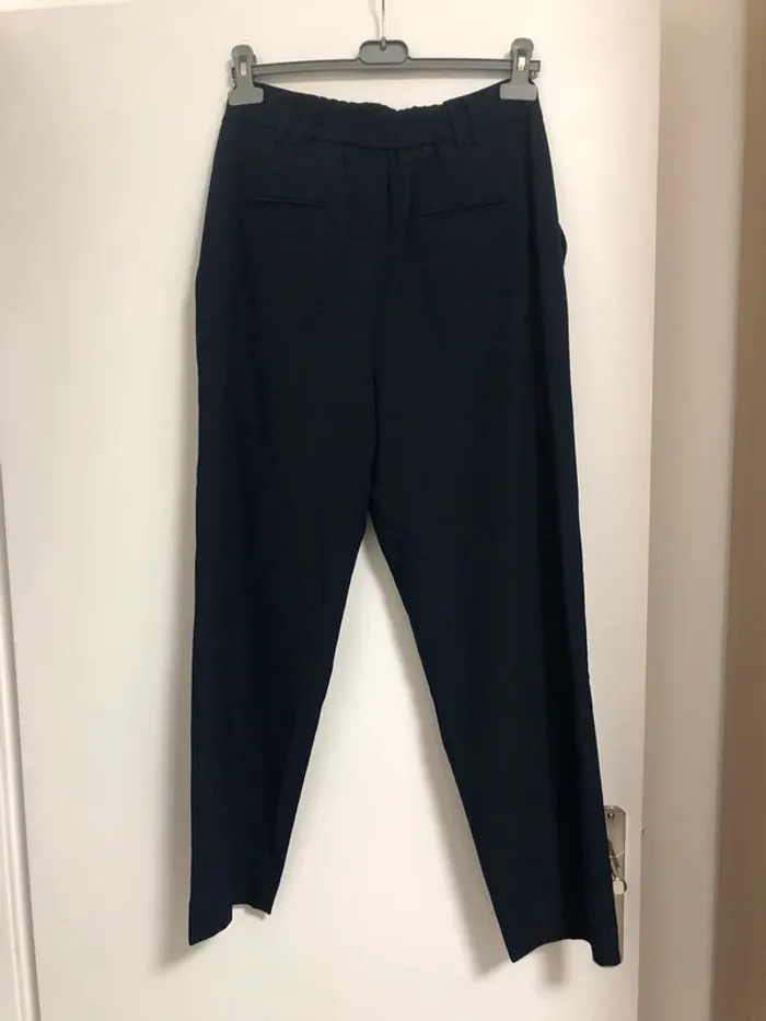 Superbe beau pantalon taille haute à pince Zara taille 40 - photo numéro 8