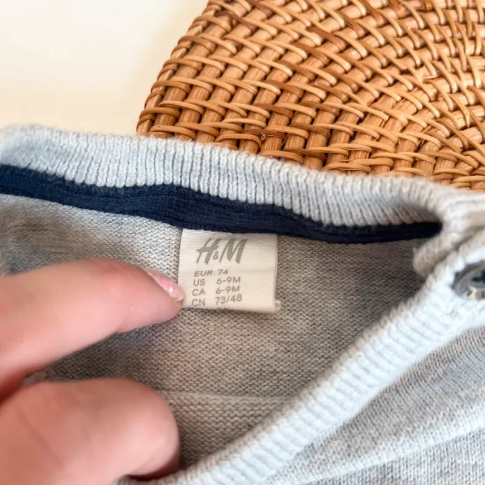 Pull maille gris h&m - photo numéro 4