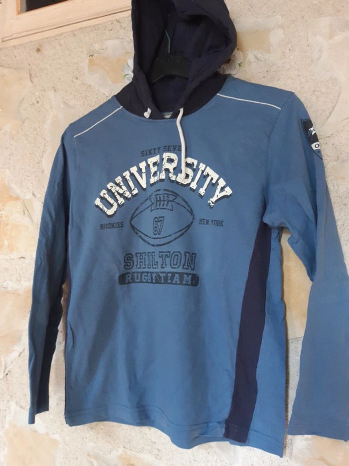 Pull a capuche léger garçon 8 ans - photo numéro 2