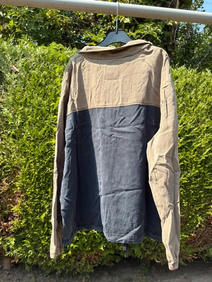 Veste légère et fluide noir et kaki – Marque Gemo - photo numéro 2