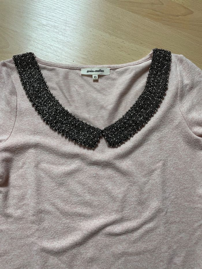 Pull col strass XS - photo numéro 2