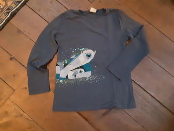 T-shirt fille manches longues 9-10 ans Zara