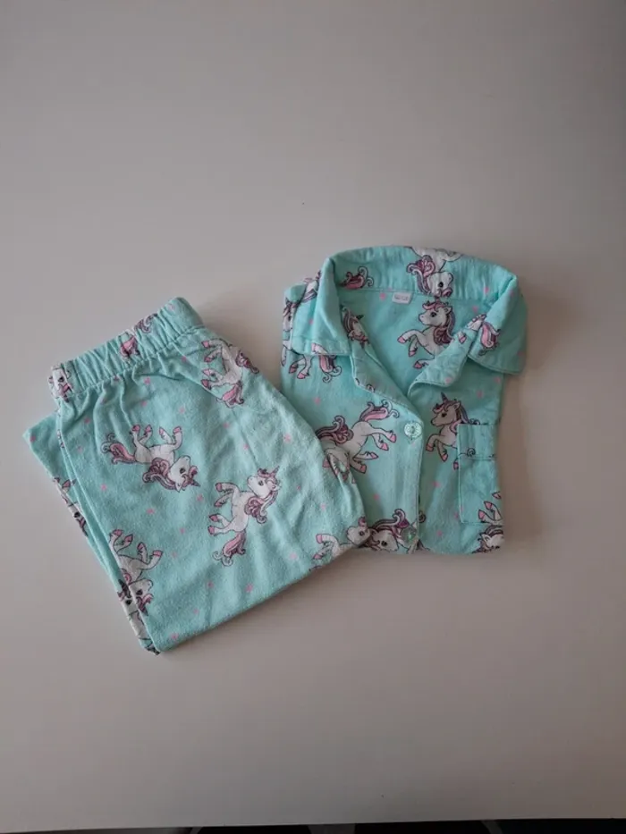 Pyjama hiver jersey licorne