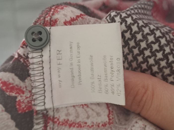 Chemise rose gris my way FER Taille 50 - photo numéro 9