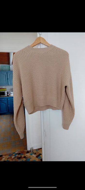 Pull Bershka beige taille S