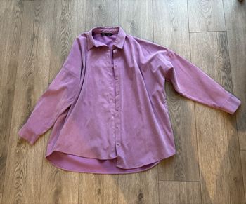 Chemise oversize velours Zara