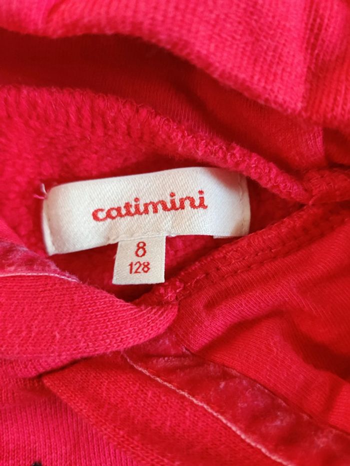 Sweat à capuche catimini taille 8 ans - photo numéro 3