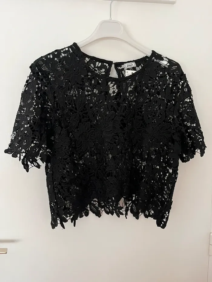 T-shirt ajouré femme