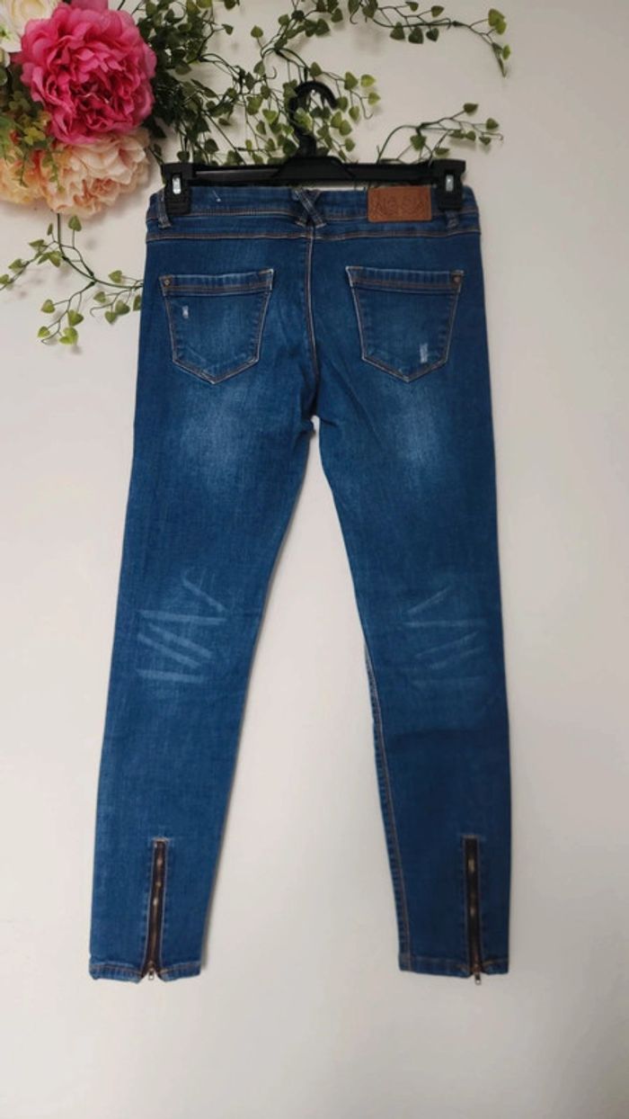 Jean slim effet usé 🎀 Taille M 🎀 - photo numéro 3