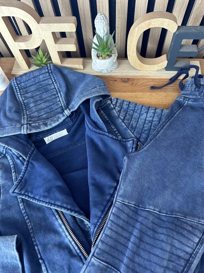 Ensemble avec veste à capuche H&M 4/6 ans - photo numéro 3