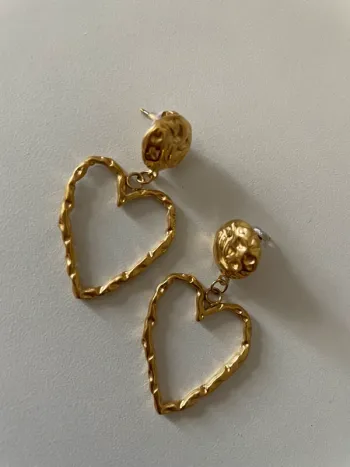 Boucle d’oreille en acier inoxydable Du groupe Maxmara intrend sans logo sans étiquette