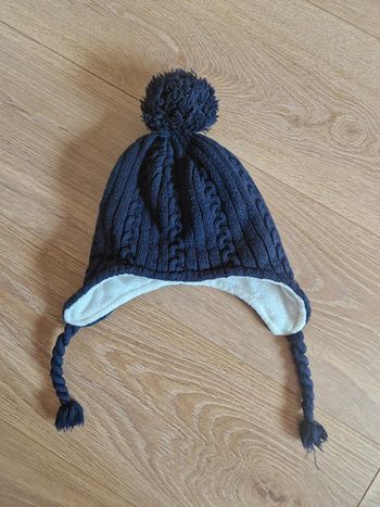 Bonnet garçon orchestra bleu marine 2-4 ans