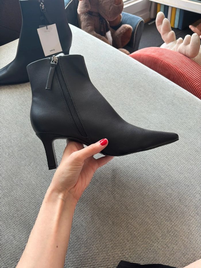 Bottes noires Mango - photo numéro 3
