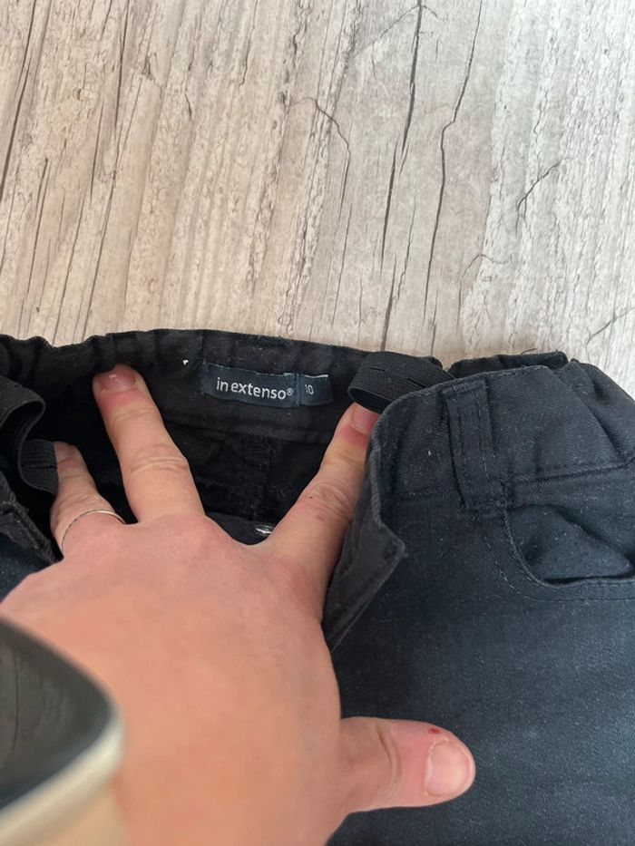 Jean noir in extenso taille 10 ans - photo numéro 4