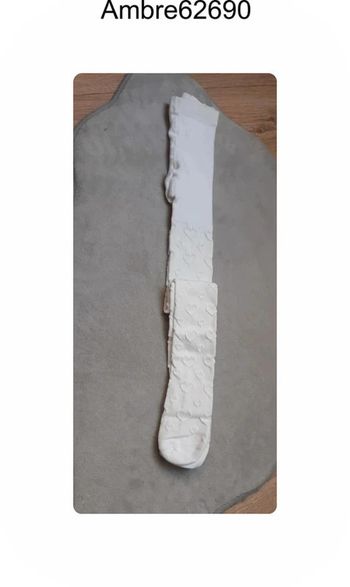 Collants blancs motif coeur h&m 4/6 ans (110/116 cm)