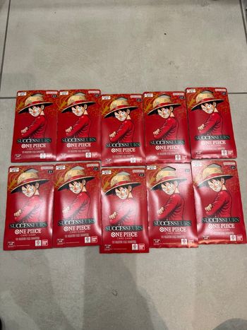 10 boosters OP13 One Piece 