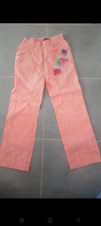 Pantalon toile brodé Catimini