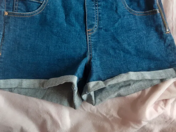 Salopette Short Jean fille - photo numéro 3