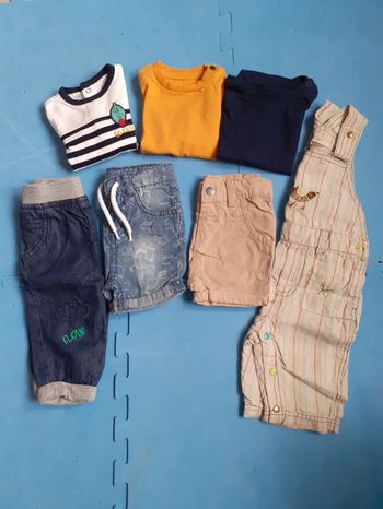 Tee-shirts, pantalon, salopette 3mois