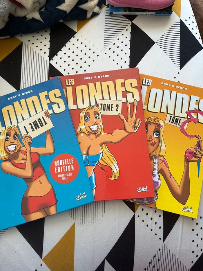 BD les blondes tome 1/2/3