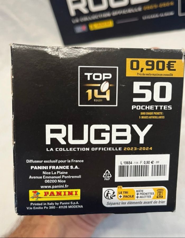 Kit panini Rugby Top 14 2023/2024 neuf - photo numéro 4