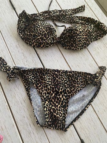 Maillot de bain léopard taille unique (du 36 au 40)