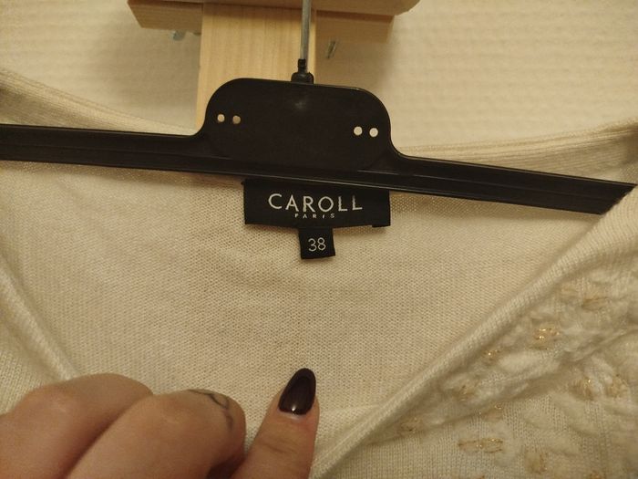 Pull blanc crème - photo numéro 2