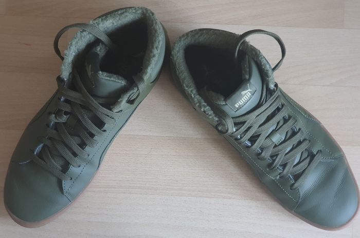 Baskets Puma 1948, vert kaki, fourrées, pointure: 45 - photo numéro 5