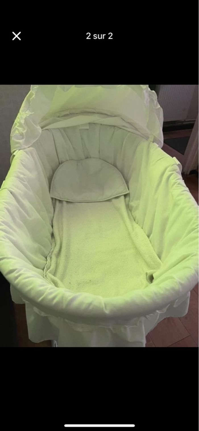 Couffin osier avec pied - photo numéro 2