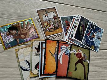 Lot de 25 Vignettes et Cartes Panini One Pièce Summit War