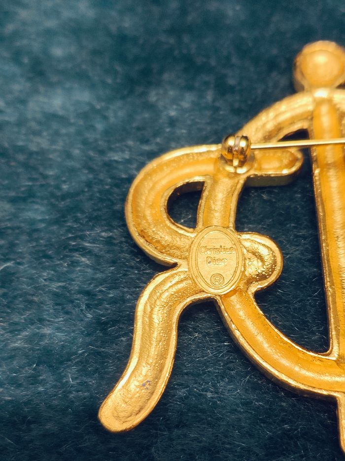 Broche Vintage Christian Dior - Années 80 - photo numéro 6