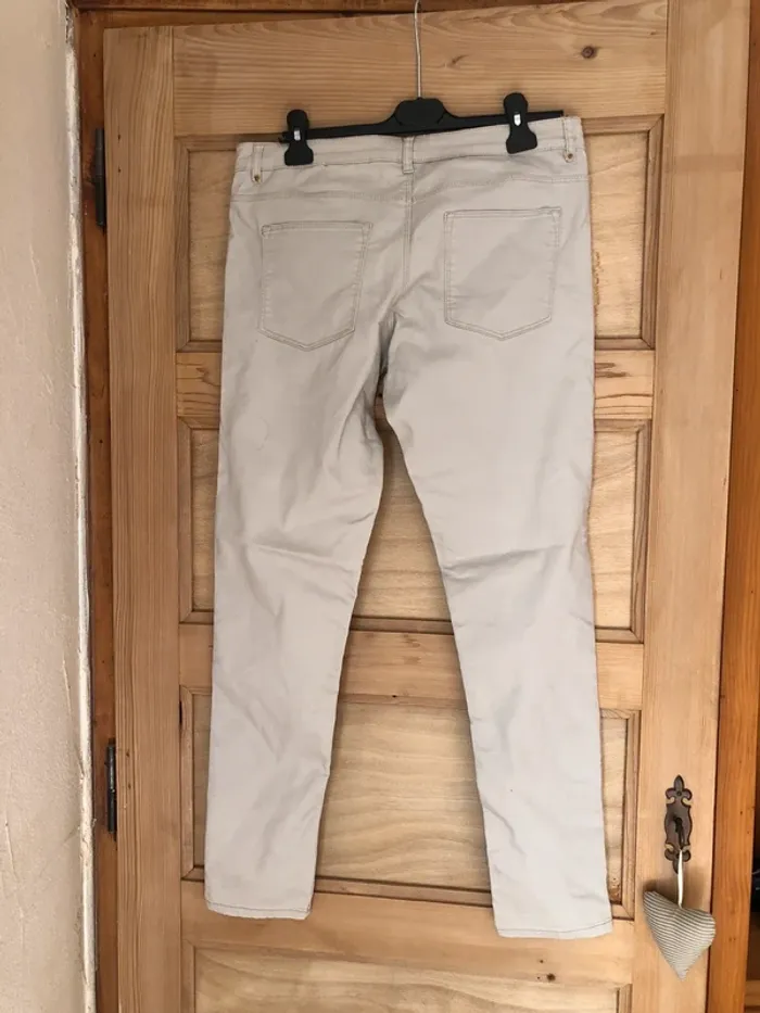 Pantalon beige H&M - photo numéro 4