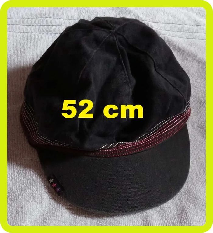 Casquette noire Herlaine Taille 52 cm