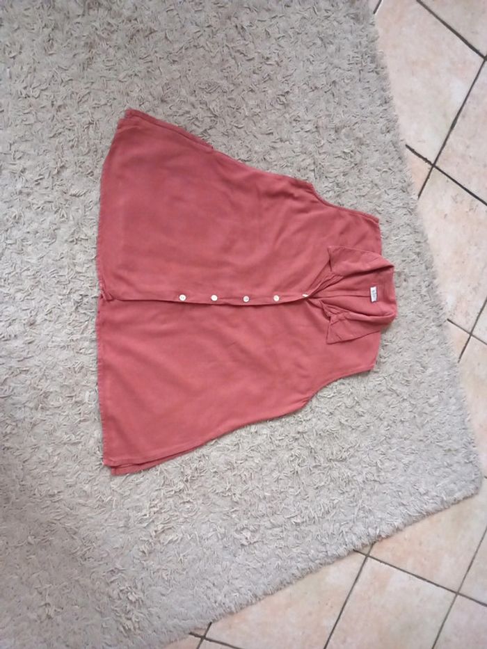 🚪tunique longue T42 coton lin - photo numéro 2