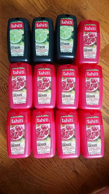 12 gels douche tahiti