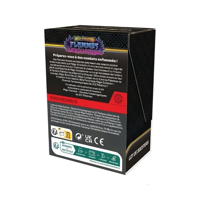 x1 Bundle Pokemon ME02 Méga Évolution - Flammes Fantasmagoriques | Lot de 6 Boosters Français ✨️ - photo numéro 2