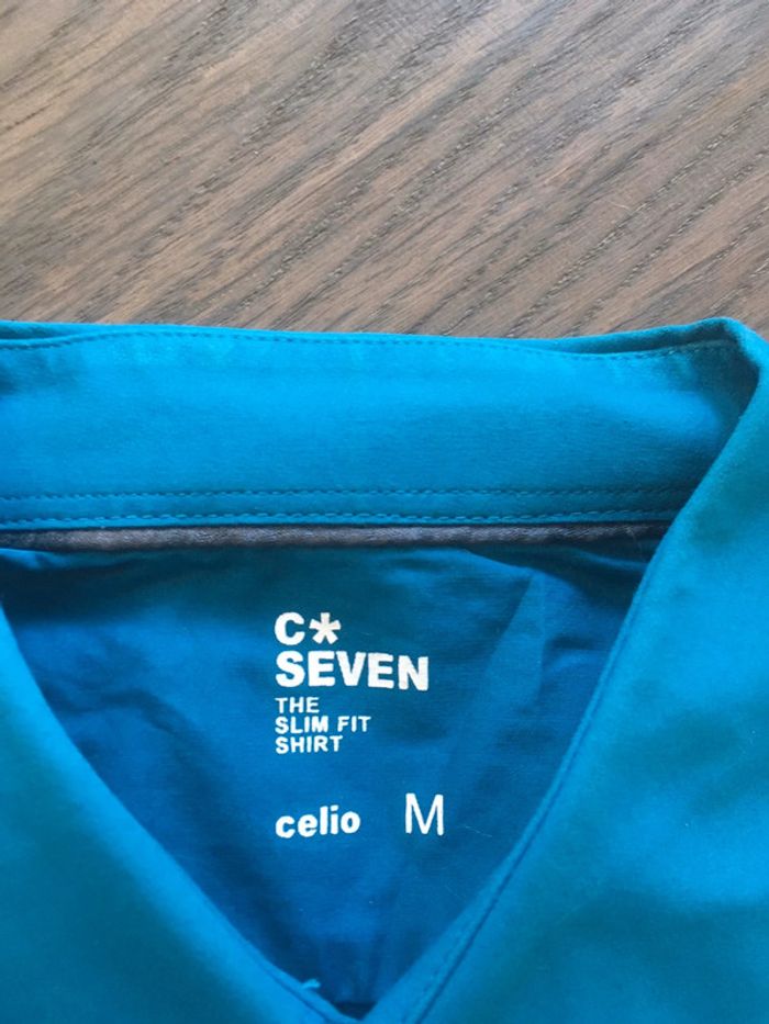 Chemise bleue turquoise - photo numéro 2