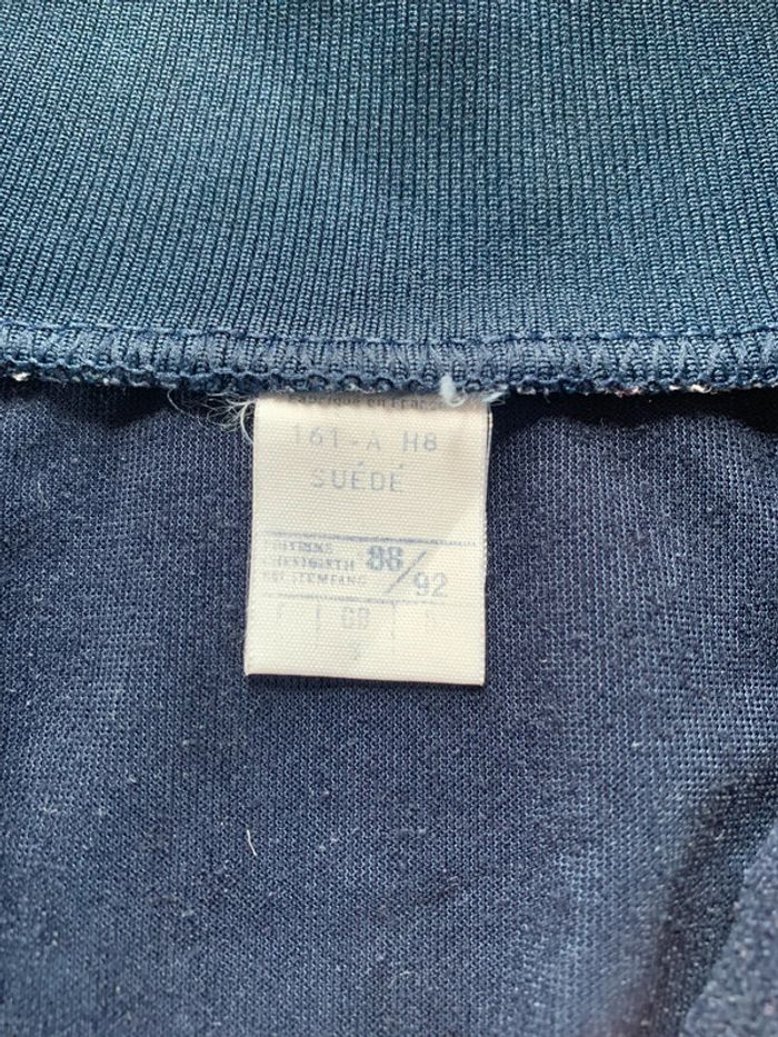 Veste / Track jacket vintage en velours , suédine - photo numéro 5