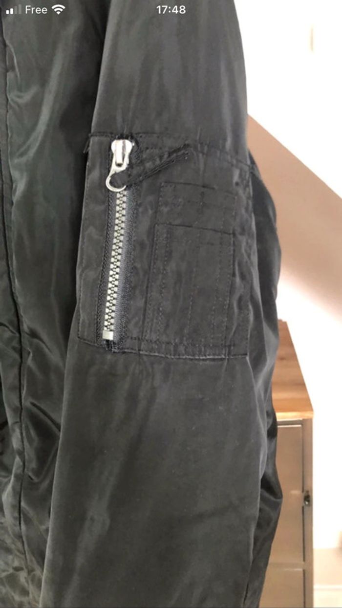 Manteau noir chaud 16 ans gemo capuche - photo numéro 7