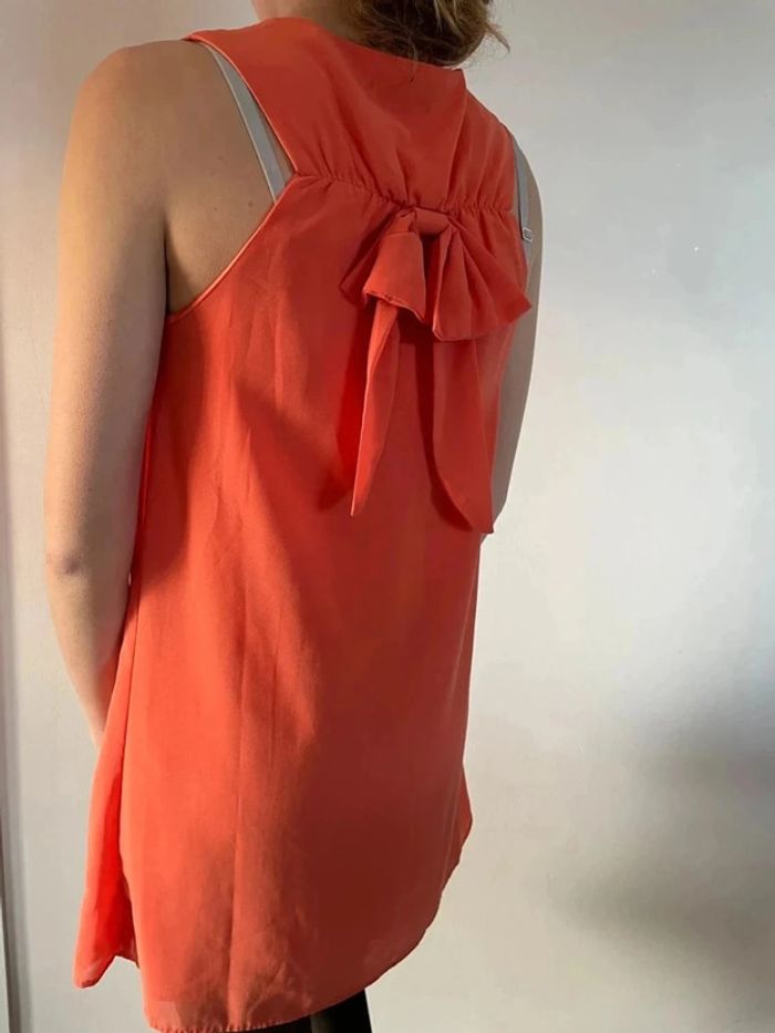 Robe fluide chic corail - photo numéro 2
