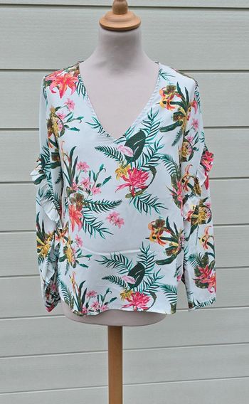 Blouse Tunique fleurie Taille S