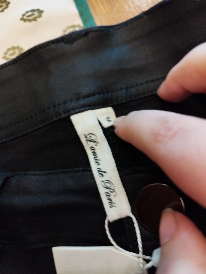 Jeans droit skinny noir poches vintage y2k M/38 - photo numéro 8