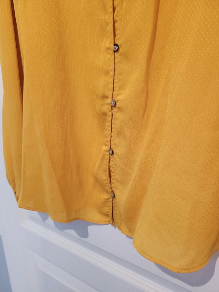 Blouse manches longues jaune Camaieu - photo numéro 5