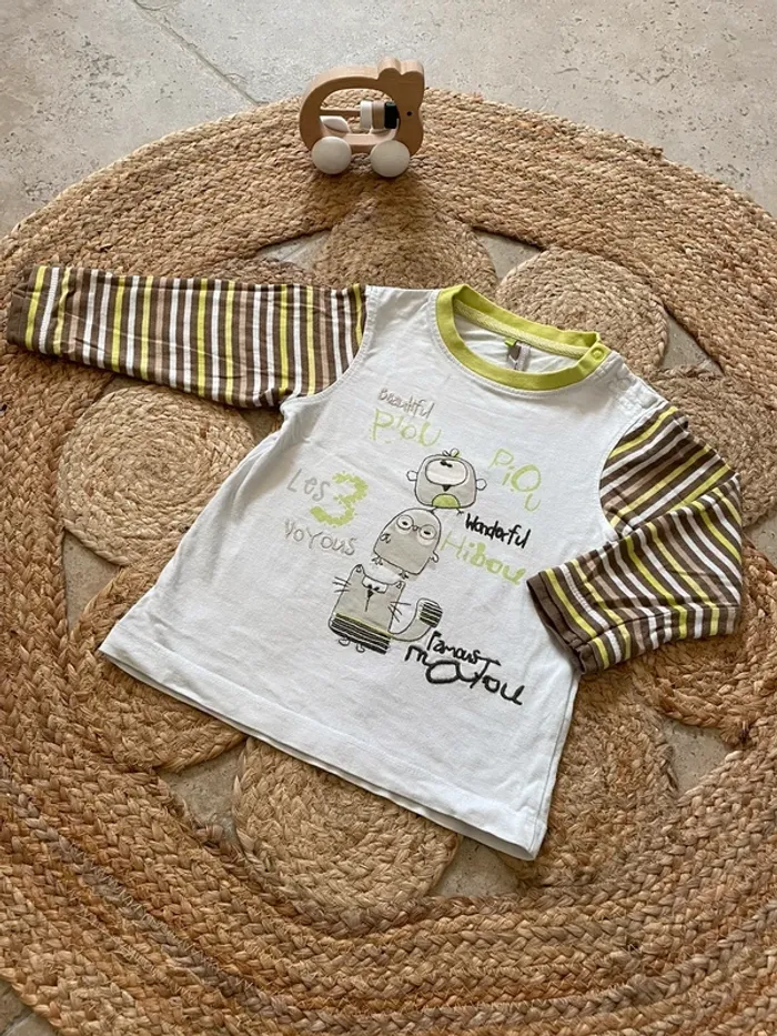 T-shirt manches longues 23 mois